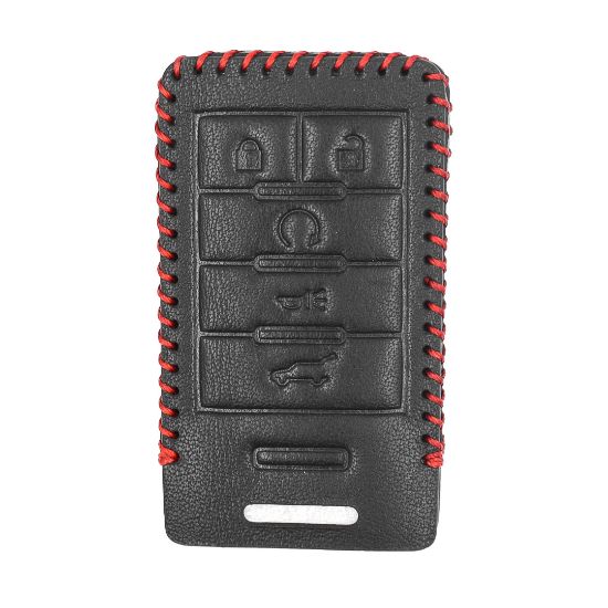 New Aftermarket Leather Case For Cadillac Smart Remote Key 4+1 Buttons High Quality Best Price | Emirates Keys