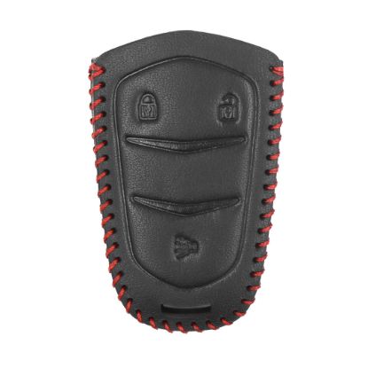 New Aftermarket Leather Case For Cadillac Smart Remote Key 3 Buttons High Quality Best Price | Emirates Keys