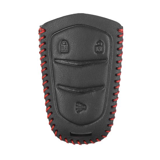 New Aftermarket Leather Case For Cadillac Smart Remote Key 3 Buttons High Quality Best Price | Emirates Keys