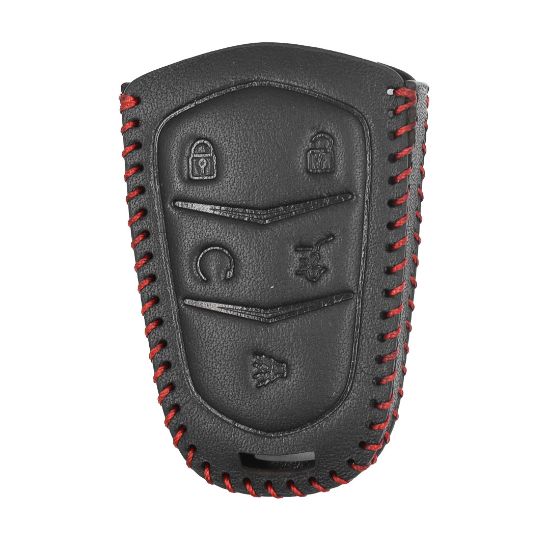 New Aftermarket Leather Case For Cadillac Smart Remote Key 5 Buttons High Quality Best Price | Emirates Keys