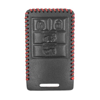 New Aftermarket Leather Case For Cadillac Smart Remote Key 3+1 Buttons High Quality Best Price | Emirates Keys