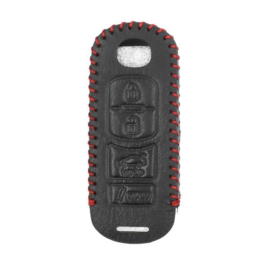 New Aftermarket Leather Case For Mazda Smart Remote Key 3+1 Buttons High Quality Best Price | Emirates Keys