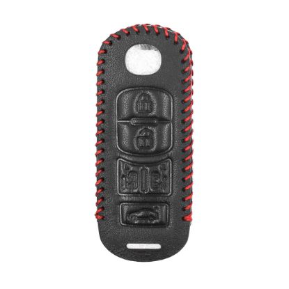 New Aftermarket Leather Case For Mazda Smart Remote Key 5 Buttons High Quality Best Price | Emirates Keys