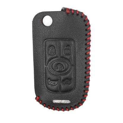 New Aftermarket Leather Case For Buick Flip Remote Key 4+1 Buttons BK-H High Quality Best Price | Emirates Keys