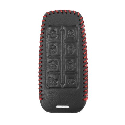 New Aftermarket Leather Case For Hyundai Smart Remote Key 7+1 Buttons High Quality Best Price | Emirates Keys