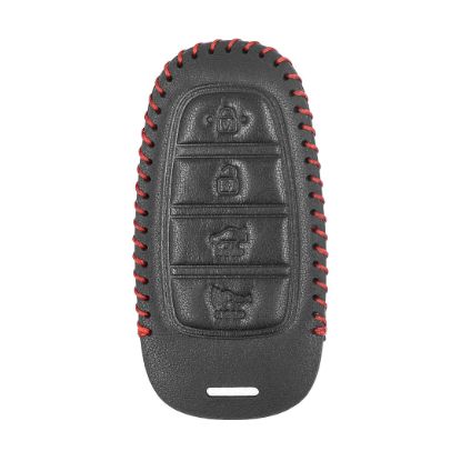 New Aftermarket Leather Case For Hyundai Smart Remote Key 4 Buttons HY-P High Quality Best Price | Emirates Keys