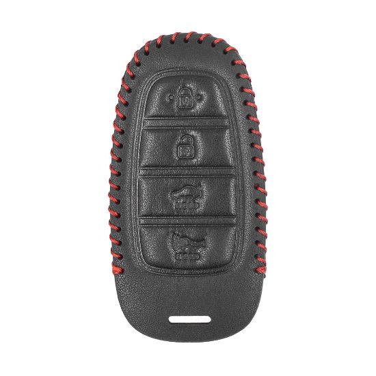 New Aftermarket Leather Case For Hyundai Smart Remote Key 4 Buttons HY-P High Quality Best Price | Emirates Keys