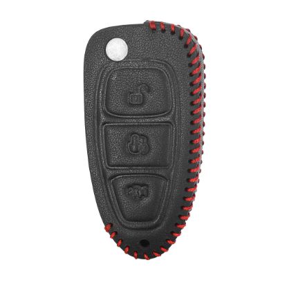New Aftermarket Leather Case For Ford Flip Remote Key 3 Buttons FD-A High Quality Best Price | Emirates Keys