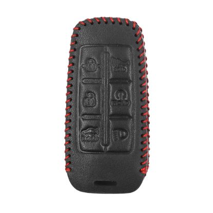 New Aftermarket Leather Case For Hyundai Smart Remote Key 5+1 Buttons High Quality Best Price | Emirates Keys