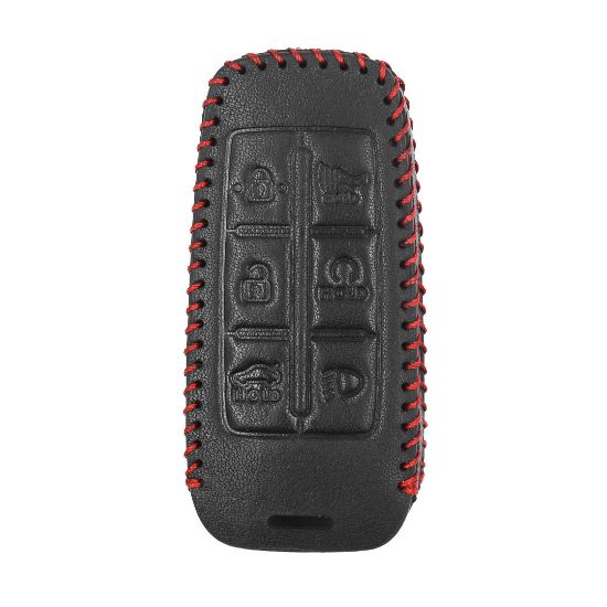 New Aftermarket Leather Case For Hyundai Smart Remote Key 5+1 Buttons High Quality Best Price | Emirates Keys