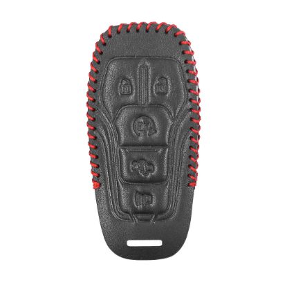 New Aftermarket Leather Case For Lincoln Smart Remote Key 4+1 Buttons LK-C High Quality Best Price | Emirates Keys
