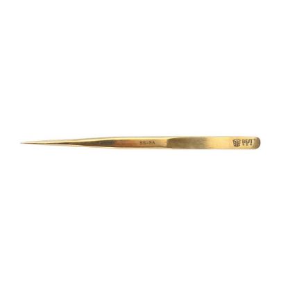 BEST BST-SS-SA Gold Plated Tip Tweezer Precision Tweezers Laid Special Hard Wear-Resistant | Emirates Keys