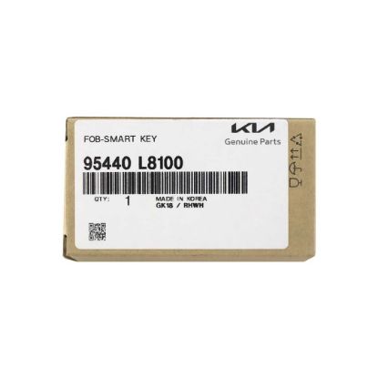 New Kia K8 2022 Genuine/OEM Smart Remote 4 Button Auto Start 433MHz Manufacturer Part Number: 95440-L8100 - FCC ID: CQOFN01050 OEM Box | Emirates Keys