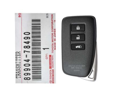 Brand New Lexus NX 2016 Genuine/OEM Smart Key 3 Buttons 315MHz 89904-78490 8990478490 / FCCID: 14FDD-04 | Emirates Keys