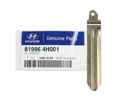 New Genuine/OEM Hyundai H1 2016 Genuine Flip Remote Key Blade New Manufacturer Part Number: 81996-4H001  | MK3