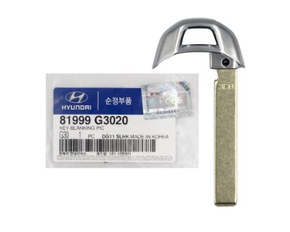 New Genuine/OEM Hyundai Elantra 2018 Genuine Emergency Smart Remote Key Blade Manufacturer Part Number: 81999-G3020 | Mk3