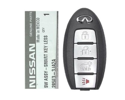 Brand New Infiniti JX35 2012 Genuine/OEM Smart Key Remote 4 Buttons 433MHz 285E3-3JA2A, 285E3-9NB4A / FCCID: KR5S180144014 | Emirates Keys