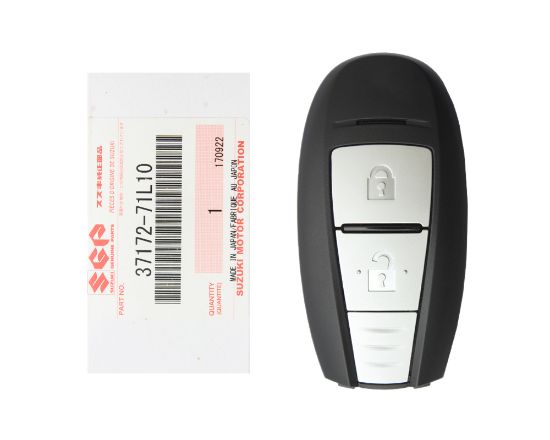 Suzuki Swift Genuine Smart Key Remote 2 Button 433MHz PCF 7952A Transponder 37172-71L10-mk3.com-Suzuki Genuine Smart Key Remote 