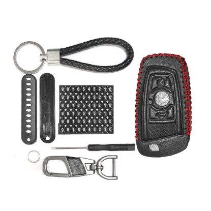 New Aftermarket Leather Case For BMW FEM Remote Key 3 Buttons High Quality Best Price | Emirates Keys