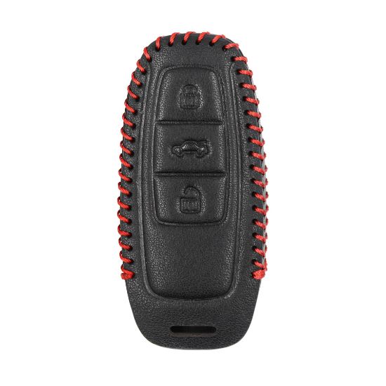 New Aftermarket Leather Case For New Audi Smart Remote Key 3 Buttons High Quality Best Price | Emirates Keys