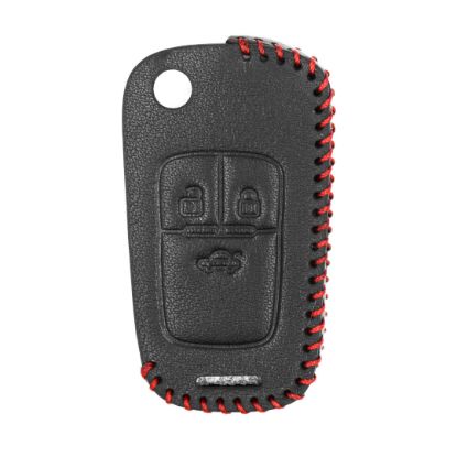 New Aftermarket Leather Case For Chevrolet Cruze Opel Astra J Flip Remote Key 3 Buttons High Quality Best Price | Emirates Keys