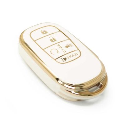 New Aftermarket Nano High Quality Cover For Honda Remote Key 5 Buttons White Color G11J5 | Emirates Keys