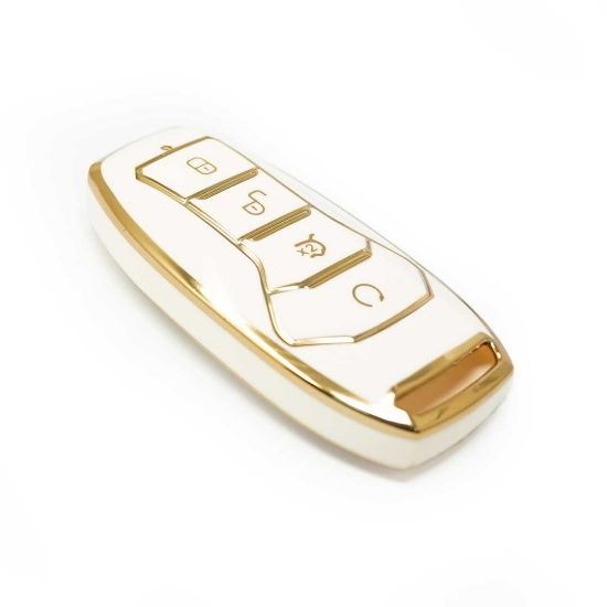 New Aftermarket Nano High Quality Cover For BYD Remote Key 4 Buttons White Color A11J | Emirates Keys