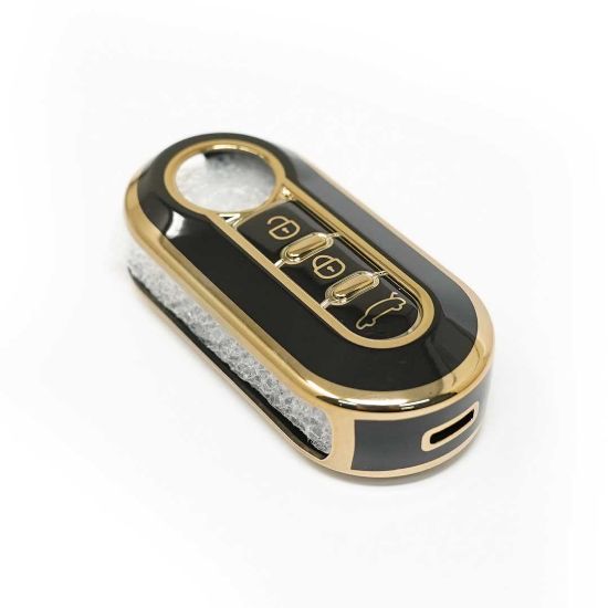 New Aftermarket Nano High Quality Cover For Fiat Remote Key 3 Buttons Black Color A11J | Emirates Keys