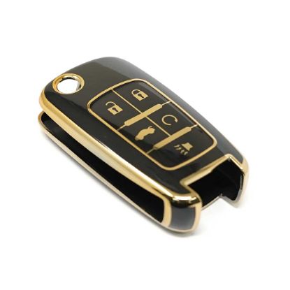New Aftermarket Nano High Quality Cover For Chevrolet Remote Key 5 Buttons Black Color A11J5 | Emirates Keys