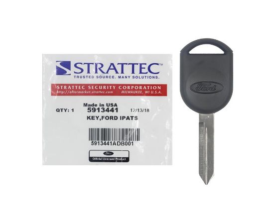 New Strattec Ford Tranponder Key 4D-63 FO40R Blade Manufacturer Part Number: 5913441 Compatible Part Number: 164-R8040 5913441OEM | Emirates Keys