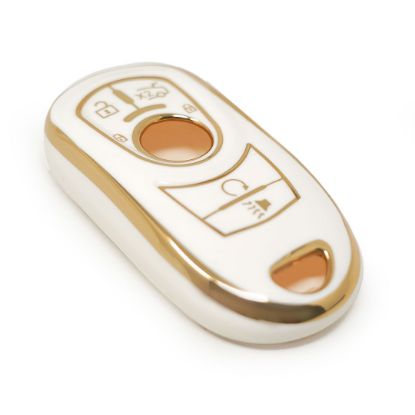 New Aftermarket Nano High Quality Cover For Buick Remote Key 4+1 Buttons Auto Start White Color | Emirates Keys
