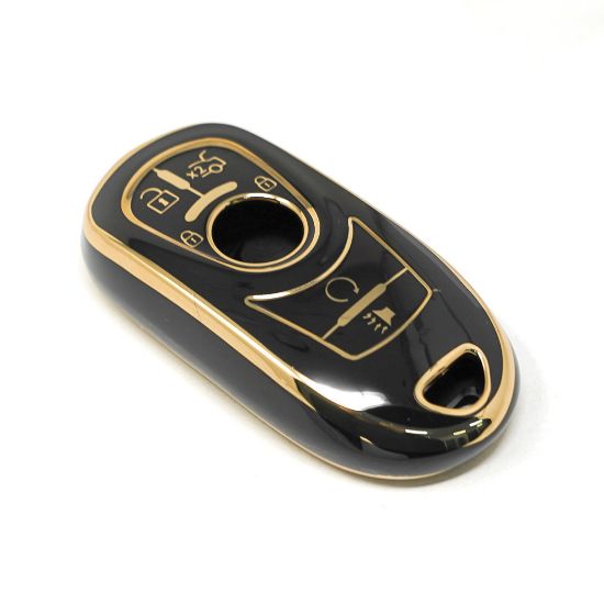 New Aftermarket Nano High Quality Cover For Buick Remote Key 4+1 Buttons Auto Start Black Color | Emirates Keys