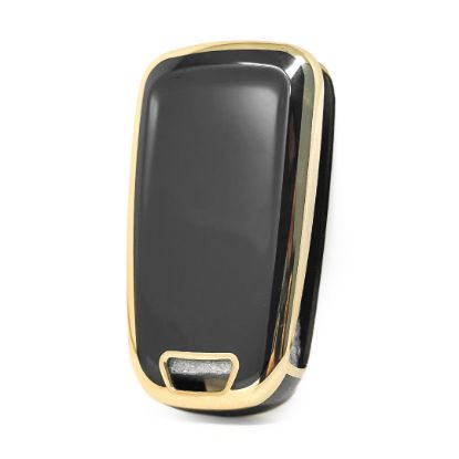 New Aftermarket Nano High Quality Cover For Chevrolet Opel Flip Remote Key 3 Buttons Black Color | Emirates Keys