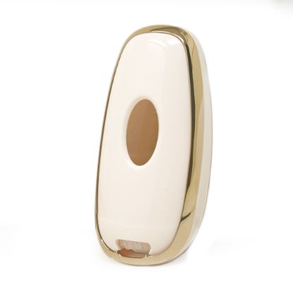 New Aftermarket Nano High Quality Cover For Hyundai Remote Key Key 6+1 Auto Start Buttons White Color | Emirates Keys