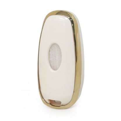 New Aftermarket Nano High Quality Cover For Hyundai Sonata Remote Key 4+1 Auto Start Buttons White Color | Emirates Keys