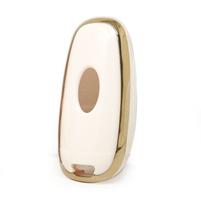 New Aftermarket Nano High Quality Cover For Hyundai Sonata Remote Key 3+1 Buttons White Color | Emirates Keys