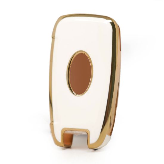 New Aftermarket Nano High Quality Cover For Hyundai 2020 Flip Remote Key 3 Buttons White Color | Emirates Keys