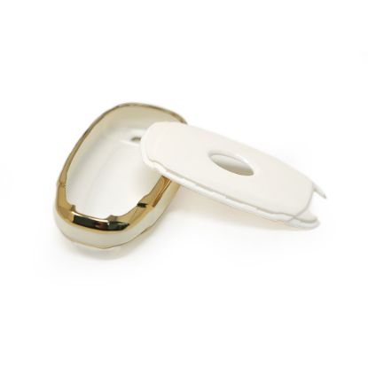 New Aftermarket Nano High Quality Cover For Hyundai Remote Key 4+1 Buttons Auto Start  White Color  | Emirates Keys