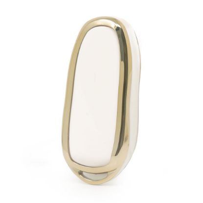 New Aftermarket Nano High Quality Cover For Tesla Remote Key 3 Buttons White Color | Emirates Keys