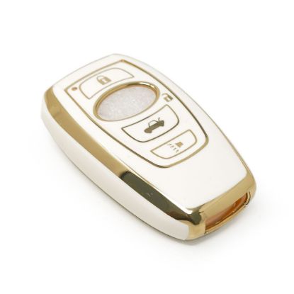 New Aftermarket Nano High Quality Cover For Subaru Remote Key 3+1 Buttons White Color | Emirates Keys
