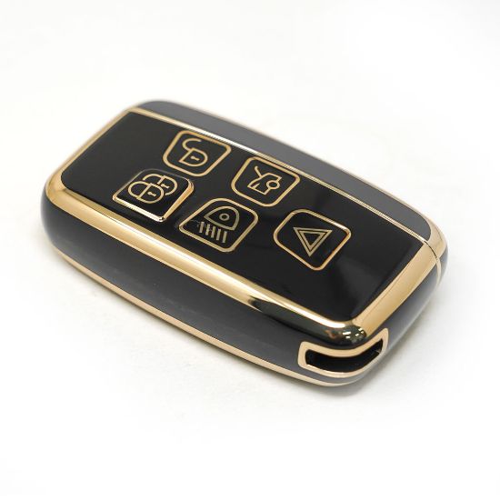 New Aftermarket Nano High Quality Cover For Range Rover Remote Key 5 Buttons Black Color | Emirates Keys