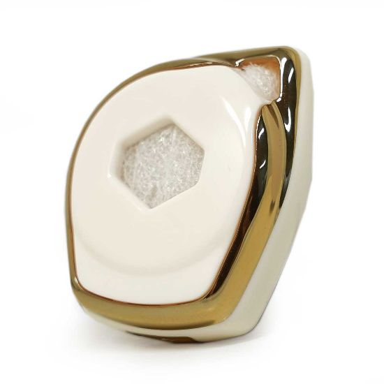 New Aftermarket Nano High Quality Cover For Suzuki Remote Key 2 Buttons White Color | Emirates Keys