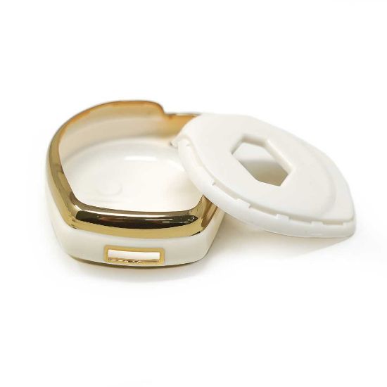 New Aftermarket Nano High Quality Cover For Suzuki Remote Key 2 Buttons White Color | Emirates Keys