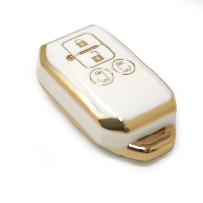 New Aftermarket Nano High Quality Cover For Suzuki Remote Key 4 Buttons White Color | Emirates Keys