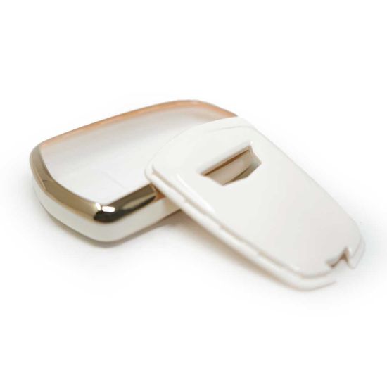 New Aftermarket Nano High Quality Cover For Cadillac Remote Key 3+1 Buttons White Color | Emirates Keys