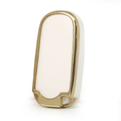 New Aftermarket Nano High Quality Cover For Jeep Remote Key 3 Buttons White Color | Emirates Keys