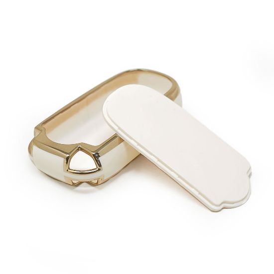 New Aftermarket Nano High Quality Cover For Jeep Remote Key 3 Buttons White Color | Emirates Keys