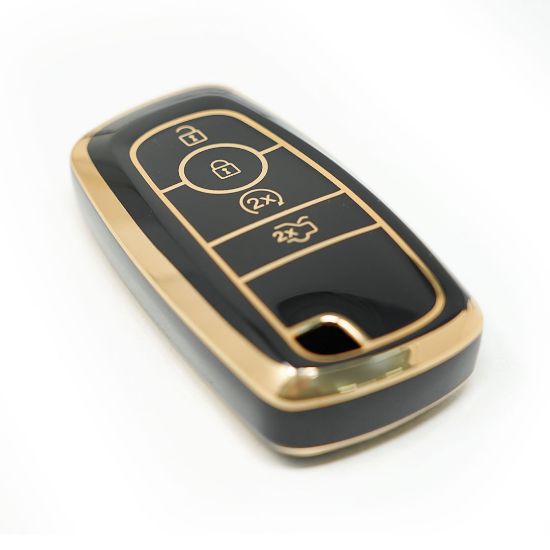 New Aftermarket Nano High Quality Cover For Ford Remote Key 4 Buttons Black Color | Emirates Keys