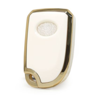 New Aftermarket Nano High Quality Cover For Toyota Vios Yaris Remote Key 3 Buttons White Color | Emirates Keys