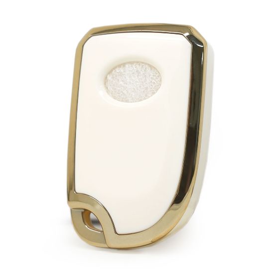 New Aftermarket Nano High Quality Cover For Toyota Vios Yaris Remote Key 3 Buttons White Color | Emirates Keys